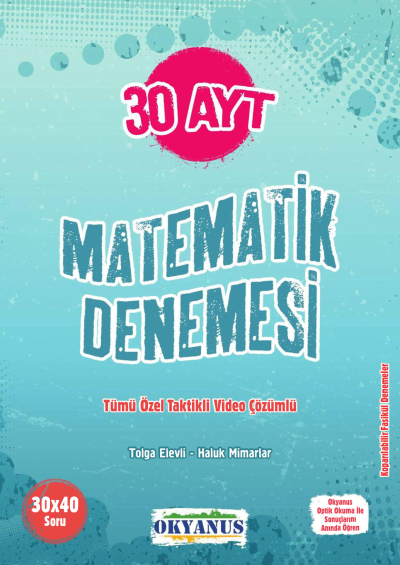AYT Matematik 30 Deneme Okyanus Yayınları Zeta Fotokopi