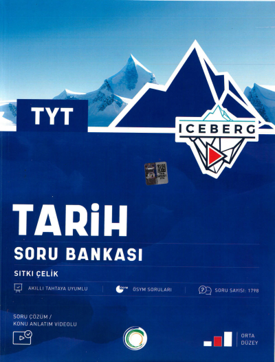 TYT ICEBERG Tarih Soru Bankası Orta Düzey Zeta Fotokopi
