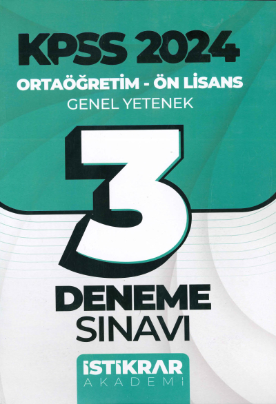 3 DENEME SINAVI GY GK Zeta Fotokopi