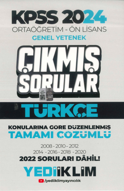 TÜRKÇE ÇIKMIŞ SORULAR 2008-2022 DAHİL TAMAMI ÇÖZÜMLÜ Zeta Fotokopi