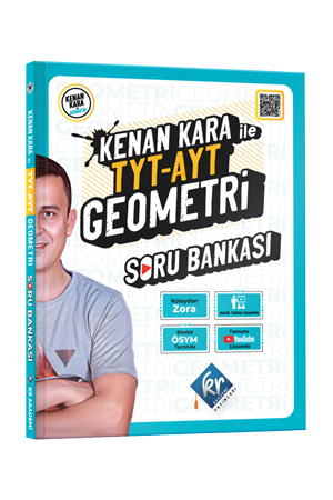 2024 Kenan Kara İle TYT-AYT Geometri Soru Bankası KR Akademi Yayınları Zeta Fotokopi