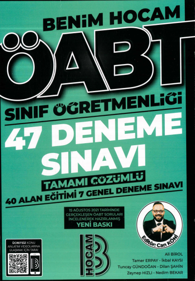 SINIF ÖĞRETMENLİĞİ 47 DENEME SINAVI TAMAMI ÇÖZÜMLÜ
