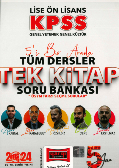 5'İ 1 ARADA TEK KİTAP SORU BANKASI TÜM DERSLER (5YÜZ SERİSİ) Zeta Fotokopi