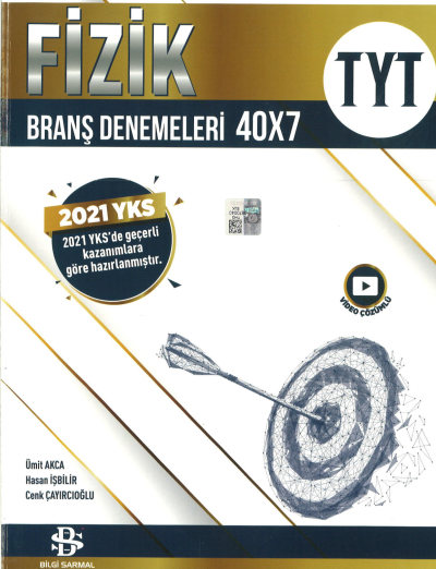 TYT Fizik 40 x 7 Branş Denemeleri Zeta Fotokopi