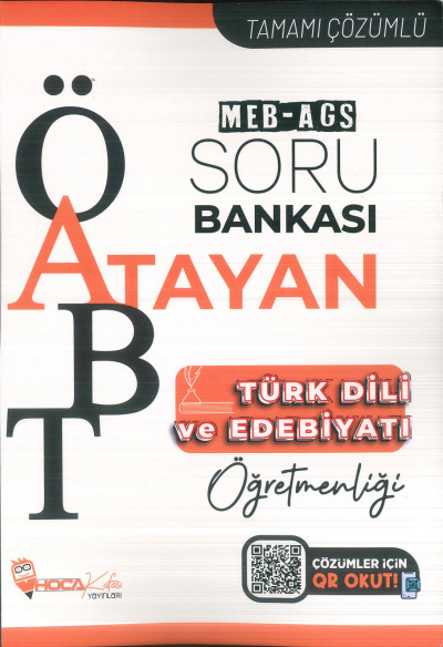 2025 ÖABT MEB-AGS Türk Dili ve Edebiyatı Öğretmenliği Atayan Soru Bankası Çözümlü Hoca Kafası Yayınları Zeta Fotokopi