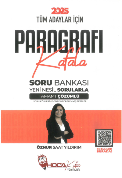 2025 Tüm Adaylar İçin Paragrafı Kafala Soru Bankası Çözümlü Hoca Kafası Yayınları Zeta Fotokopi