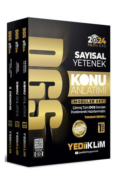 2024 DGS Konu Anlatımlı Modüler Set (3 CİLT) Zeta Fotokopi
