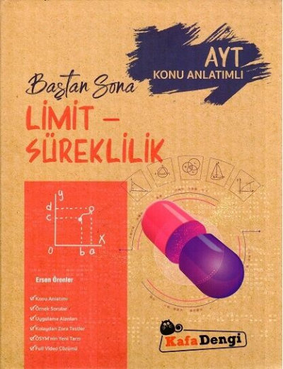 AYT Limit Süreklilik Baştan Sona Konu Anlatımlı Kafa Dengi Yayınları Zeta Fotokopi