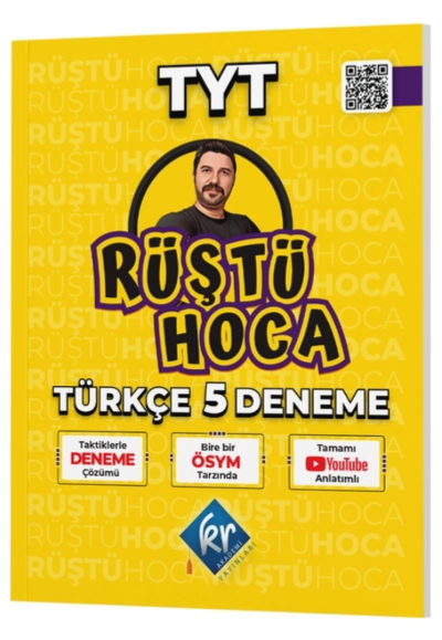 Rüştü Hoca TYT Türkçe 5 Deneme KR Akademi Zeta Fotokopi