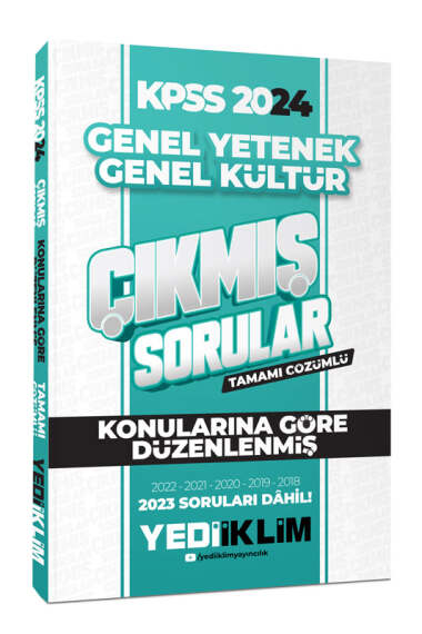 2024 KPSS Lisans Genel Yetenek Genel Kültür Konularına Göre Tamamı Çözümlü Çıkmış Sorular (2018-2023) Zeta Fotokopi