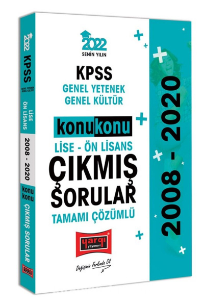 KPSS Genel Yetenek Genel Kültür Lise Ön Lisans Konu Konu Tamamı Çözümlü Çıkmış Sorular (2008-2020) Zeta Fotokopi