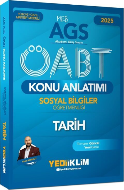 2025 MEB AGS ÖABT Sosyal Bilgiler Öğretmenliği Tarih Konu Anlatımı Yediiklim Yayınları Zeta Fotokopi