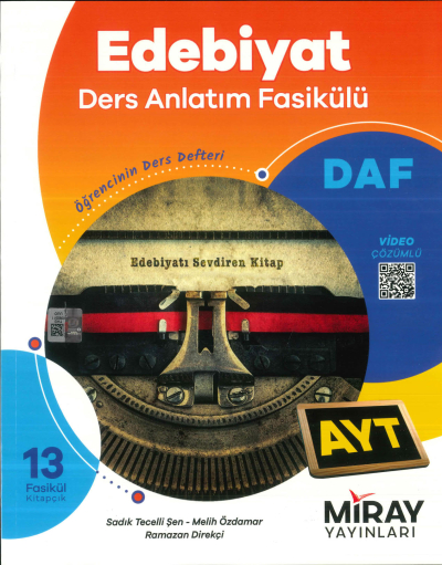 AYT Edebiyat Ders Anlatım Fasikülleri Miray Yayınları Zeta Fotokopi