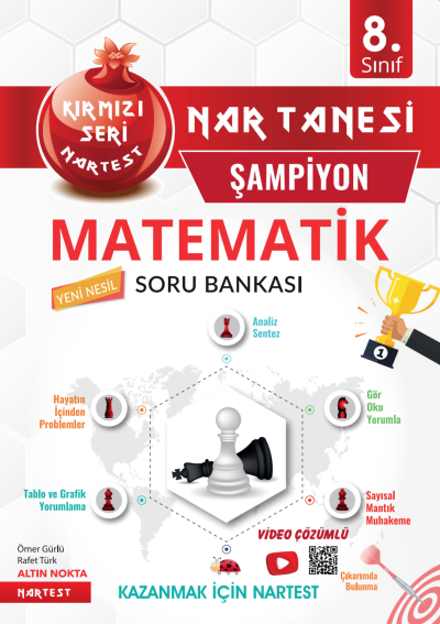 8. Sınıf Nar Tanesi Son Prova Matematik Soru Bankası Nartest Yayınları Zeta Fotokopi