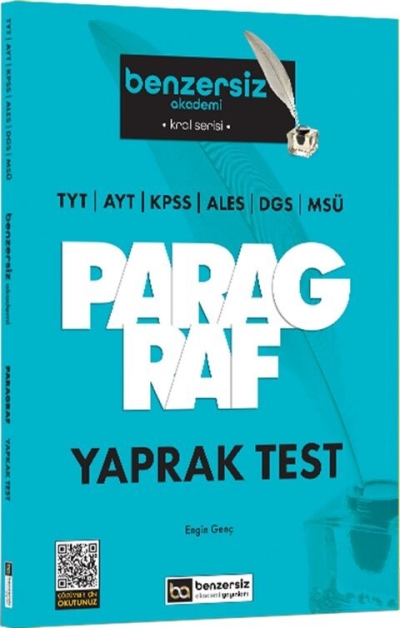 Kral Serisi Benzersiz Paragraf Yaprak Test Benzersiz Akademi Yayınları Zeta Fotokopi