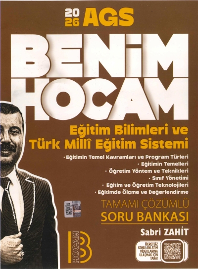2026 Eğitim Bilimleri ve Türk Milli Eğitim Sistemi Tamamı Çözümlü Soru Bankası SABRİ HOCA Benim Hocam Yayınları Zeta Fotokopi