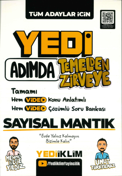 Yedi Adımda Temelden Zirveye Sayısal Mantık Video Konu Anlatımlı Video Çözümlü Soru Bankası Yediiklim Yayınları Zeta Fotokopi