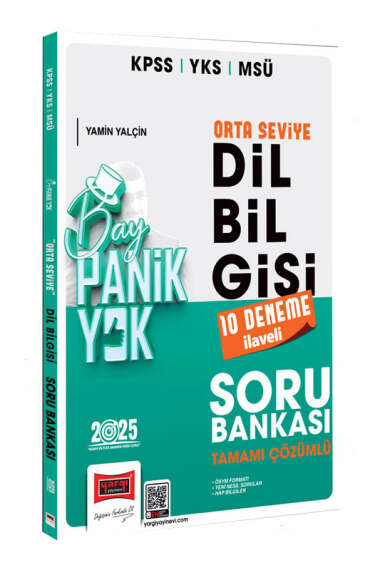 2025 KPSS YKS MSÜ Tamamı Çözümlü Panik Yok Orta Seviye Dil Bilgisi Soru Bankası Zeta Fotokopi