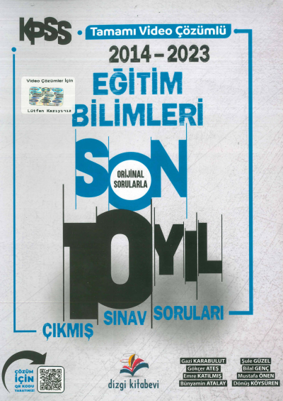 SON 10 YIL ÇIKMIŞ SORULAR TAMAMI VİDEO ÇÖZÜMLÜ (2014-2023) Zeta Fotokopi