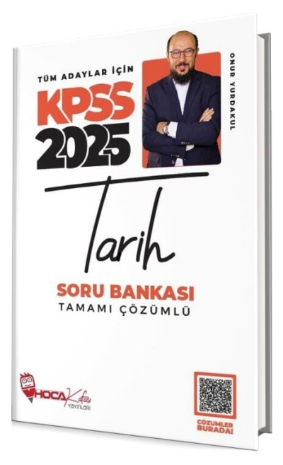 2025 KPSS Tarih Tamamı Çözümlü Soru Bankası Hoca Kafası Yayınları