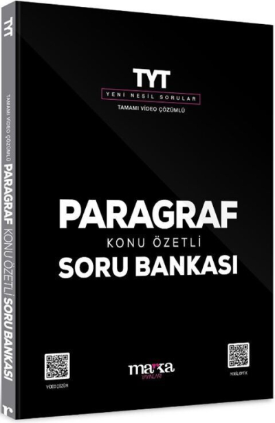 2025 TYT Paragraf Konu Özetli Yeni Nesil Soru Bankası Tamamı Video Çözümlü Marka Yayınları Zeta Fotokopi