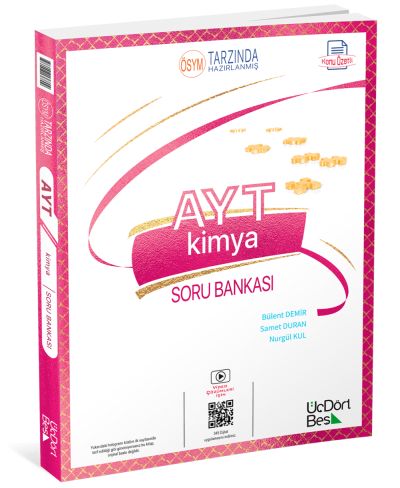 2025 AYT Kimya Konu Özetli Soru Bankası Üç Dört Beş Yayınları Zeta Fotokopi