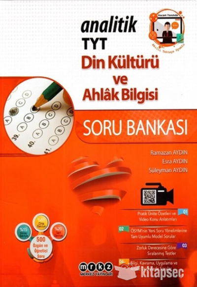 TYT ANALİTİK DİN KÜLTÜRÜ VE AHL. BİLG. SORU BANKASI Zeta Fotokopi