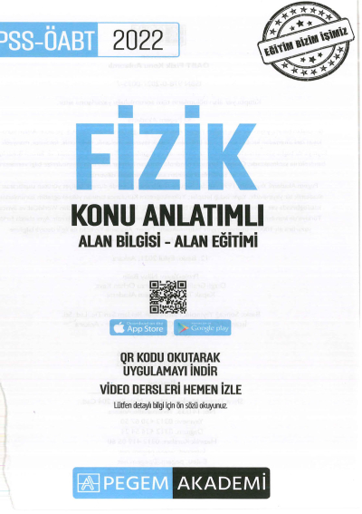 FİZİK KONU ANLATIMI ALAN BİLGİSİ-ALAN EĞİTİMİ Zeta Fotokopi
