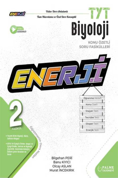 TYT Enerji Biyoloji Konu Özetli (2 Fasikül) Soru Fasikülleri Zeta Fotokopi
