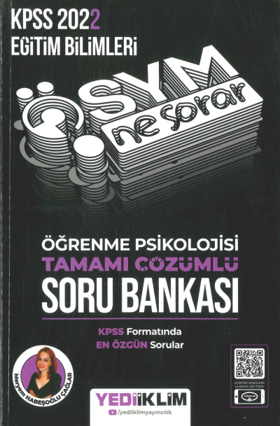 ÖSYM NE SORAR ÖĞRENME PSİKOLOJİSİ ÇÖZÜMLÜ SORU BANKASI Zeta Fotokopi