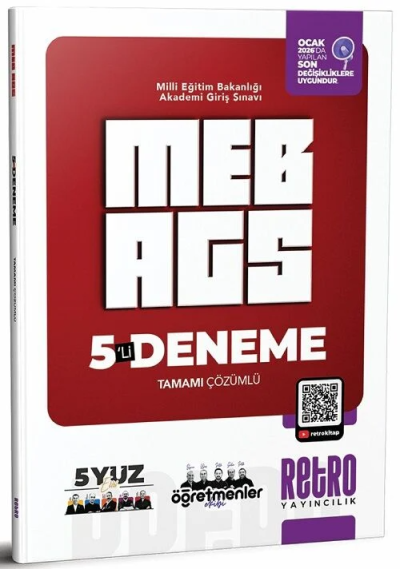 MEB AGS Tüm Dersler 5 Deneme Retro Yayıncılık Zeta Fotokopi