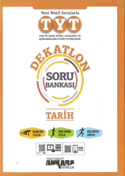 TYT TARİH DEKATLON SORU BANKASI Zeta Fotokopi