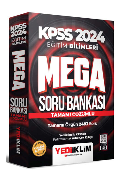 2024 KPSS Eğitim Bilimleri Mega Tamamı Çözümlü Soru Bankası Zeta Fotokopi