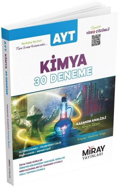 AYT Kimya 30 Deneme Miray Yayınları Zeta Fotokopi
