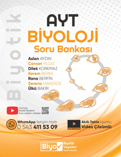 AYT Biyoloji Soru Bankası Biyotik Yayınları Zeta Fotokopi