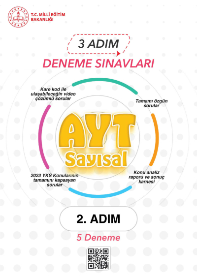 3 ADIM DENEME SINAVLARI AYT SAYISAL 2. ADIM Zeta Fotokopi