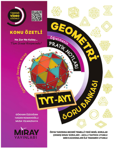 TYT AYT Geometri Soru Bankası Miray Yayınları