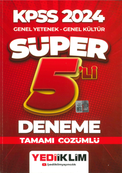GY-GK SÜPER 5'lİ DENEME TAMAMI ÇÖZÜMLÜ