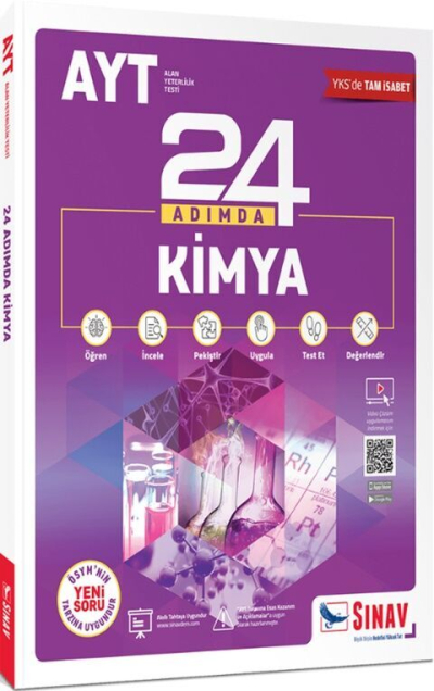 AYT Kimya 24 Adımda Konu Anlatımlı Soru Bankası Sınav Dergisi Yayınları Zeta Fotokopi