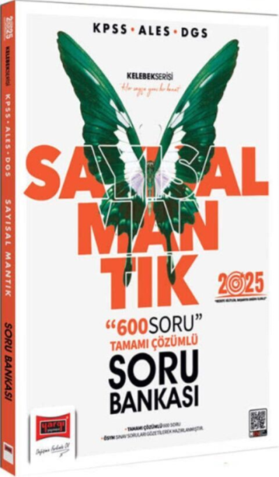 2025 KPSS ALES DGS Kelebek Serisi Sayısal Mantık Tamamı Çözümlü Soru Bankası Yargı Yayınları Zeta Fotokopi