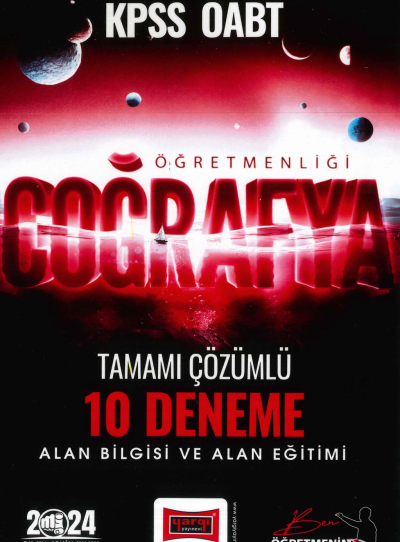COĞRAFYA ÖĞRETMENLİĞİ TAMAMI ÇÖZÜMLÜ 10 DENEME ALAN BİLGİSİ-ALAN EĞİTİMİ Zeta Fotokopi