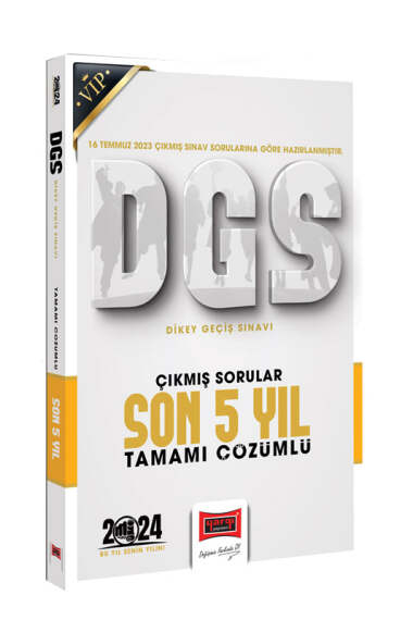2024 DGS Çıkmış Sorular Tamamı Çözümlü Son 5 Yıl (16 Temmuz 2023 Sınavı Dahil) Zeta Fotokopi