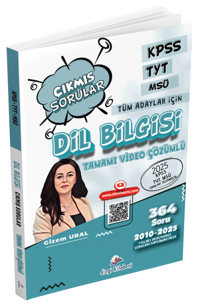 2026 KPSS TYT MSÜ Dil Bilgisi Çıkmış Sorular Son 16 Yıl Çözümlü Gizem Ural Dizgi Kitap Zeta Fotokopi