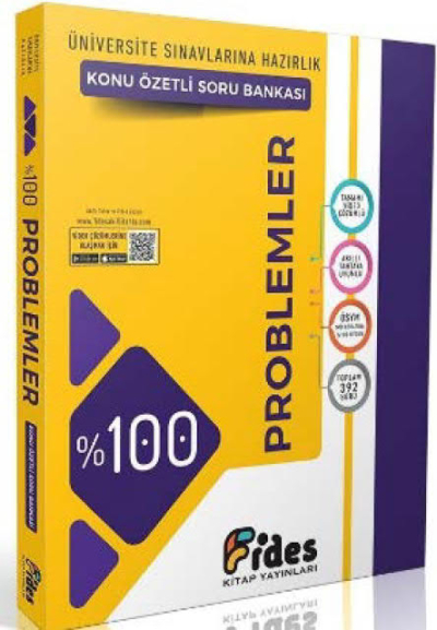 Tüm ÖSYM Sınavlarına Hazırlık %100 Problemler Konu Özetli Soru Bankası Fides Yayınları Zeta Fotokopi