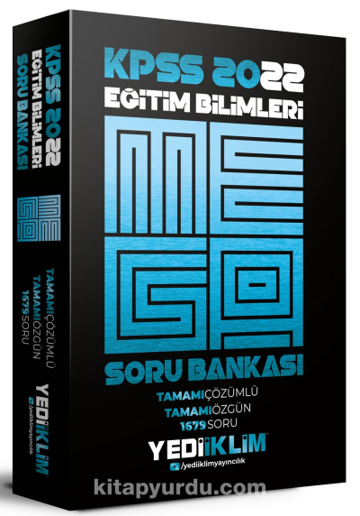 2022 KPSS Eğitim Bilimleri Mega Tamamı Çözümlü Soru Bankası 1679 Soru Zeta Fotokopi