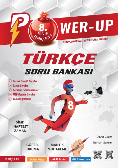 8. Sınıf Türkçe Power Up Soru Bankası Nartest Yayınları Zeta Fotokopi