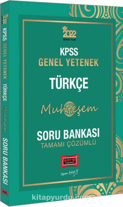2022 KPSS Genel Yetenek Genel Kültür MUHTEŞEM TÜRKÇE Soru Bankası  Zeta Fotokopi
