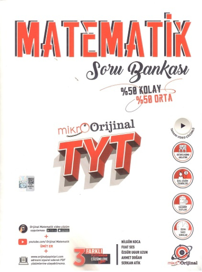 TYT Matematik Mikro Soru Bankası Orijinal Yayınları Zeta Fotokopi