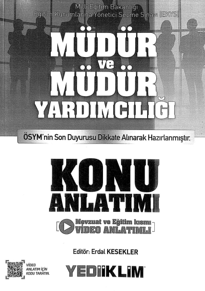 MÜDÜR VE MÜDÜR YARDIMCILIĞI KONU ANLATIMI Zeta Fotokopi