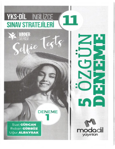 5 ÖZGÜN DENEME YKS-DİL SINAV STRATEJİLERİ 11 WINNER SERİSİ Zeta Fotokopi